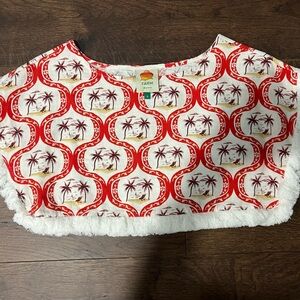 FARM Rio Summer Beach Palm Tree Crop Top